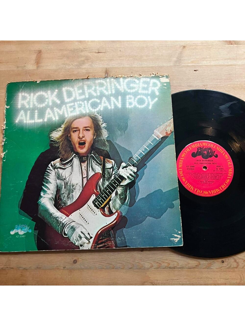 Rick Derringer - All American Boy 33rpm VG+ VR27
